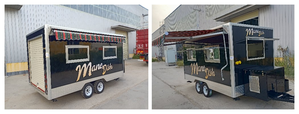 13x6.5 street food truck design